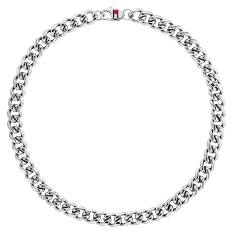 Tommy Hilfiger Stainless Steel Men's Curb Chain Necklace 2790604
