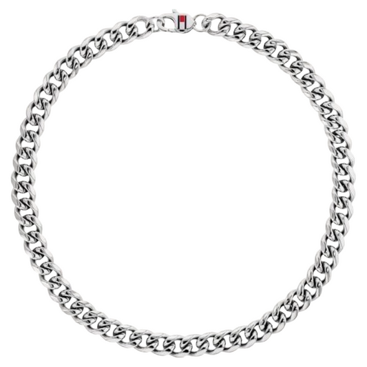 Tommy Hilfiger Stainless Steel Men's Curb Chain Necklace 2790604