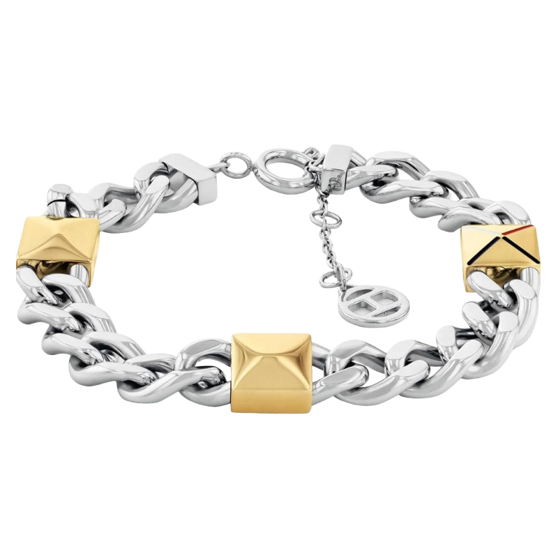 Tommy Hilfiger Gianna Ladies Two Tone Chunky Bracelet 2780914