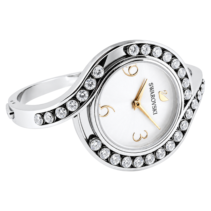 Swarovski Lovely Crystals Bangle Bracelet Watch 5453655