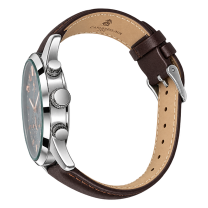 Caribbean Joe Men's Grey Watch CJ7043SLGY (Blemished Box)