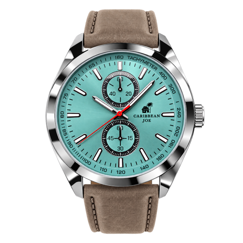 Caribbean Joe Green Mens Watch cj7060gu (Blemished Box)