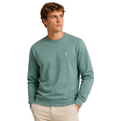 Ralph Lauren Men's Loopback Jumper Green Medium