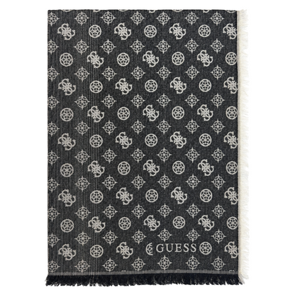 Guess Women's Scarf Black & White AW9992VISO3BLA