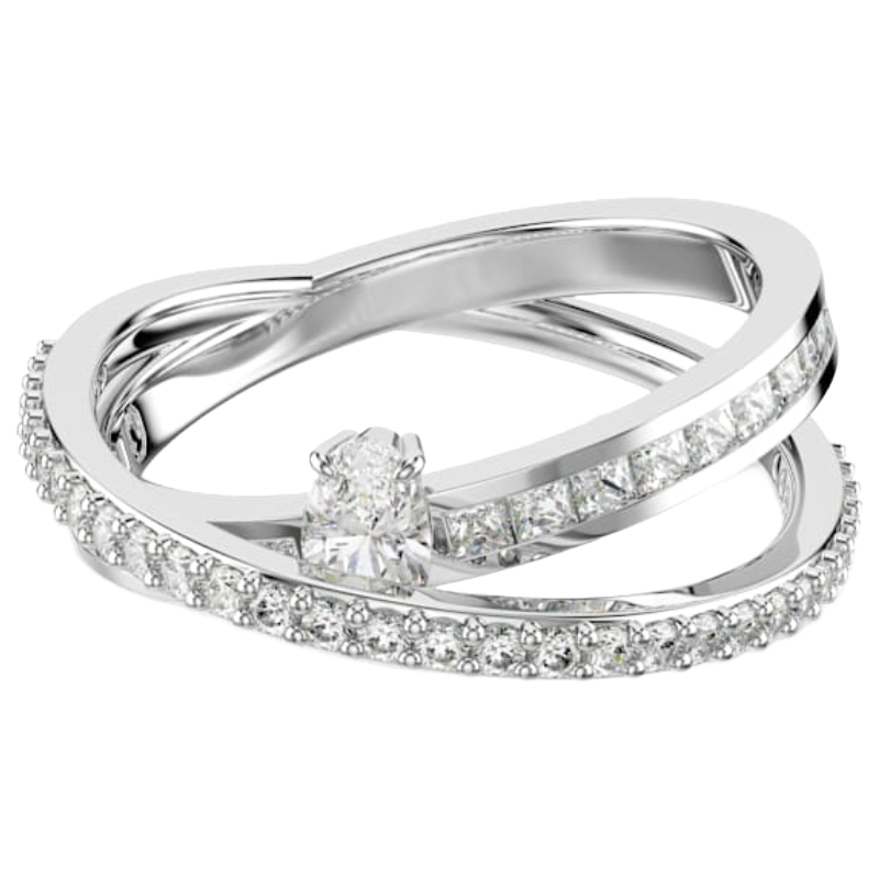 Swarovski Hyperbola White Crystal Ring Size 50 (Blemished Box)