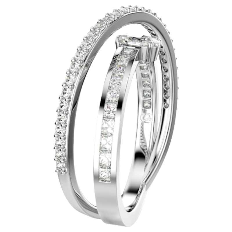 Swarovski Hyperbola White Crystal Ring Size 60 (Blemished Box)