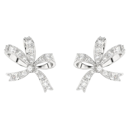 Swarovski Volta Fig Side Bow Crystal Stud Earrings 5660035