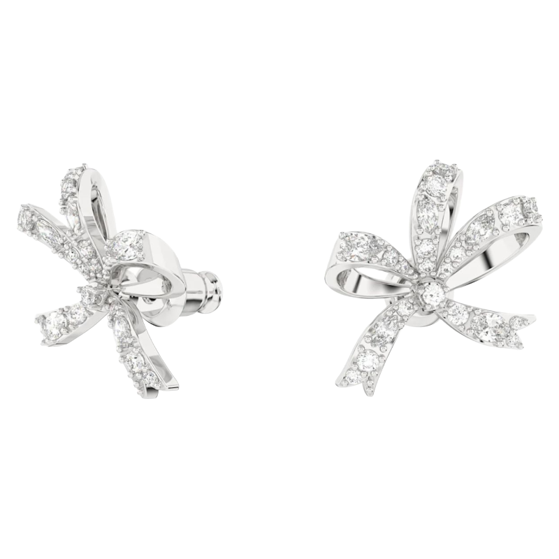 Swarovski Volta Fig Side Bow Crystal Stud Earrings 5660035