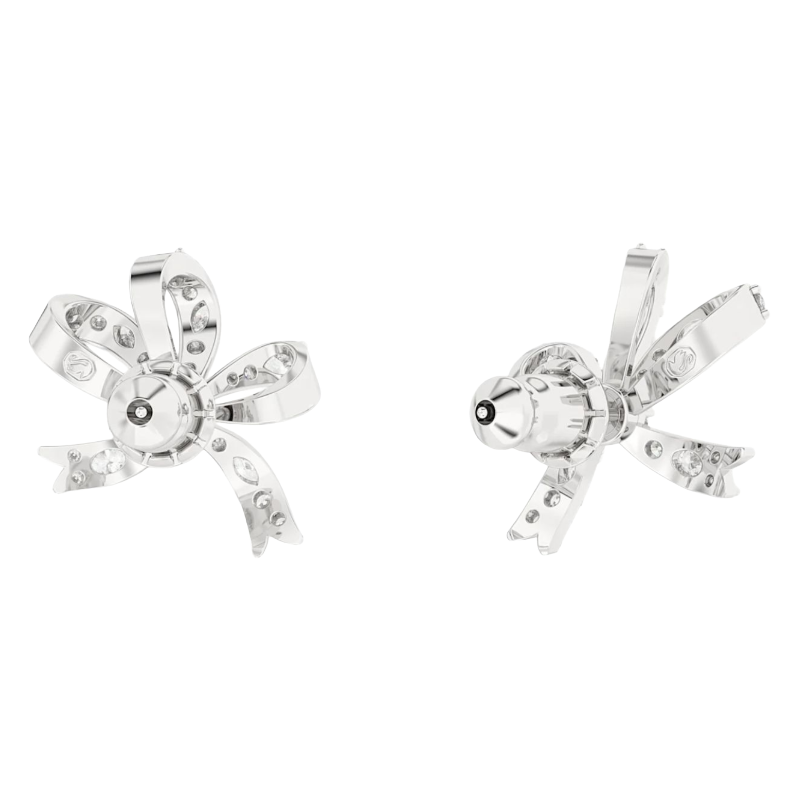 Swarovski Volta Fig Side Bow Crystal Stud Earrings 5660035