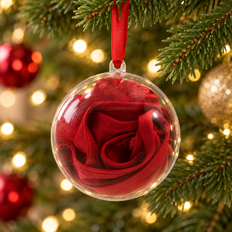 Victoria's Secret Red Knickers Stocking Filler Bauble