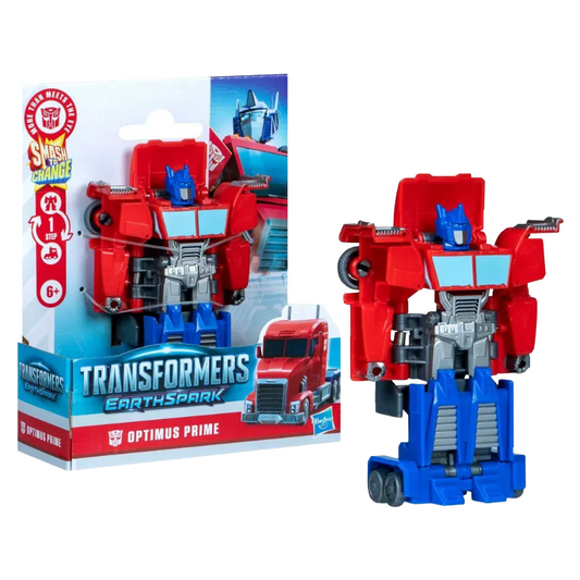 Hasbro Transformers Earthspark Optimus Prime Smash to Change 6+