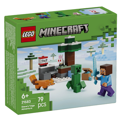 Lego Minecraft Steve's Taiga Adventure 21583