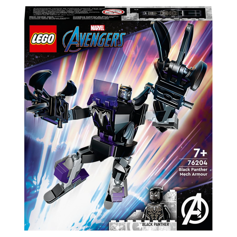 Lego Marvel Avengers BLack Panther Mech Armour 76204 7+ (Blemished Box)