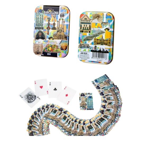 Javier Baraja Barcelona Playing Cards 7X10cm (Blemished Box)