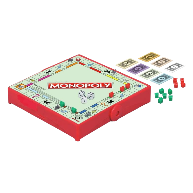 Hasbro Monopoly Grab & Go Portable Game 8+ (Blemished Box)
