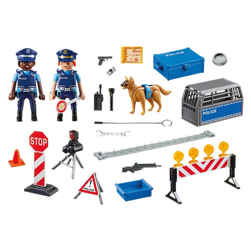 Playmobil Police Roadblock City Action 6878 Age 4-10 (Blemished Box)