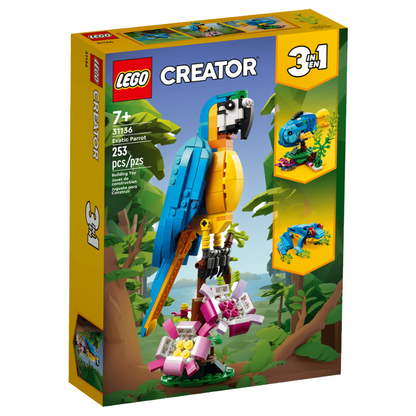Lego Creator 3 In 1 Parrot, Fish & Frog 31136 (Blemished Box)