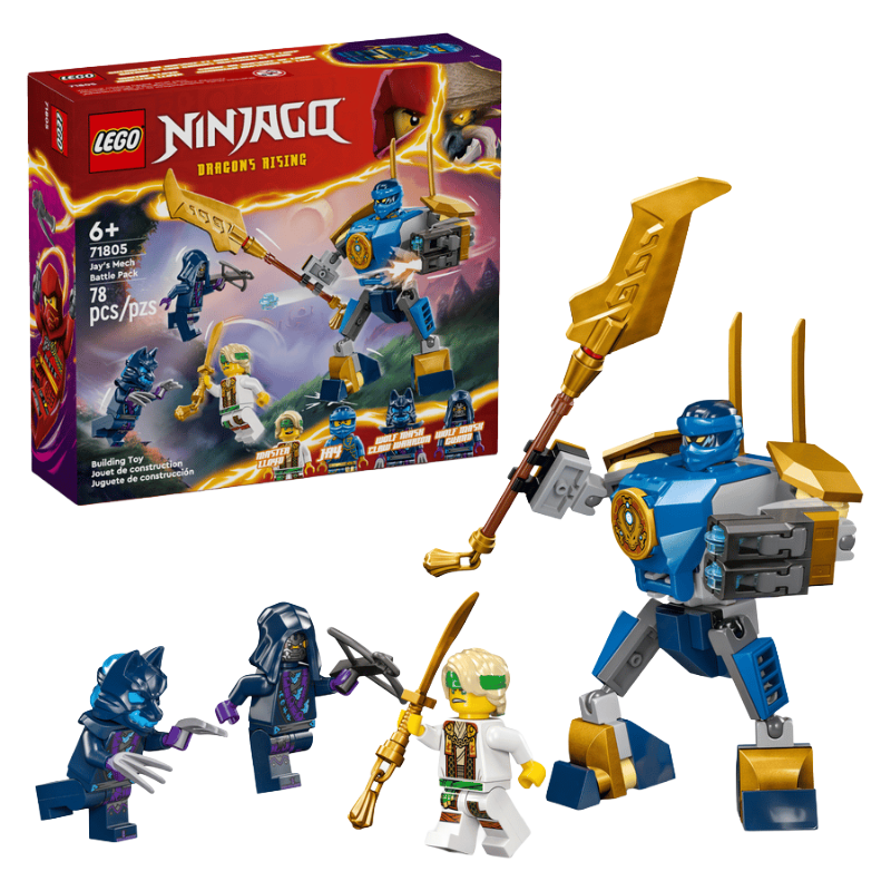 Lego Ninjago Dragons Rising Jay's Mech Battle Pack 6+ (Blemished Box)