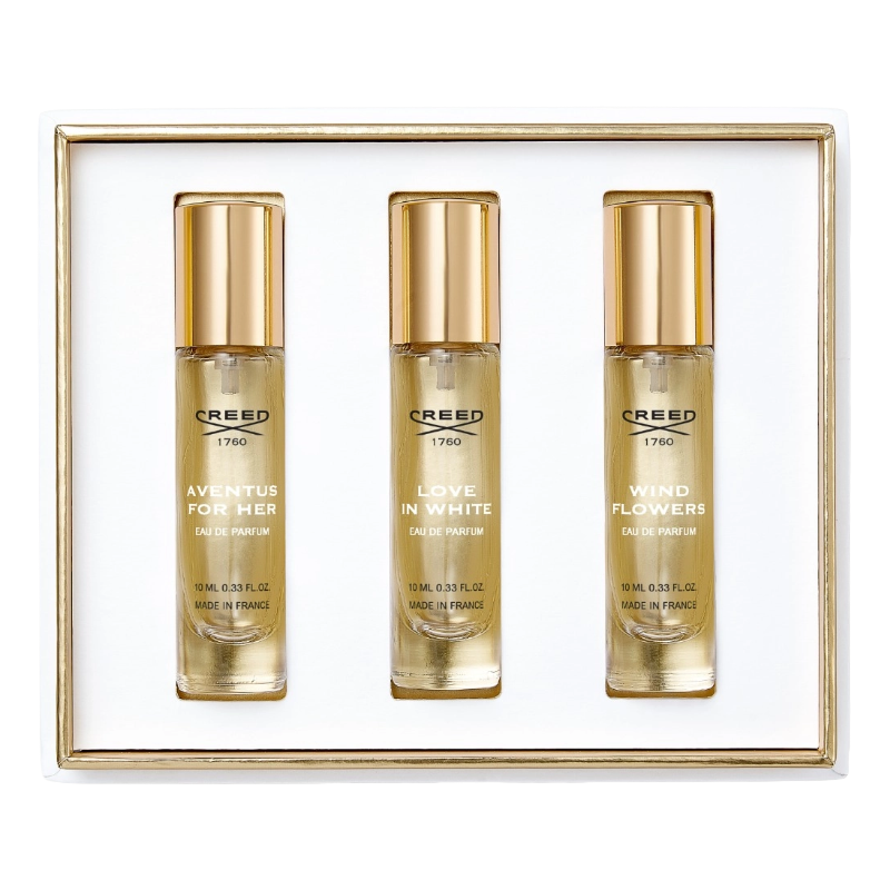 Creed Woman's 3 x 10 ml Eau De Parfum Set Aventus for Her