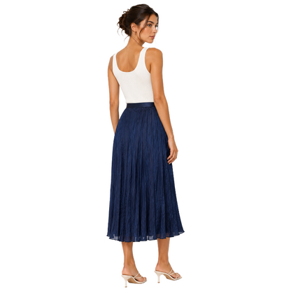 Ralph Lauren Woman's Skirt Mid Length Navy