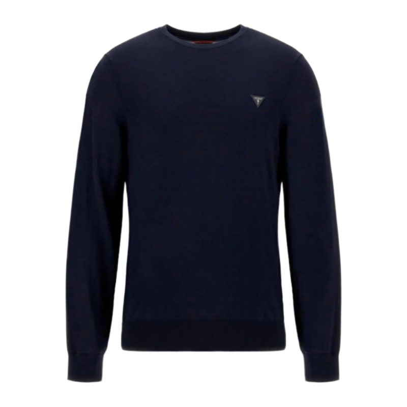 Guess Dane Tech Stretch Delicate Men's Sweatshirt Navy Blue