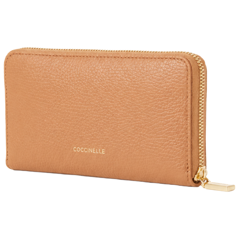 Coccinelle C-Me Soft Grained Leather Large Purse Skin Light Tan
