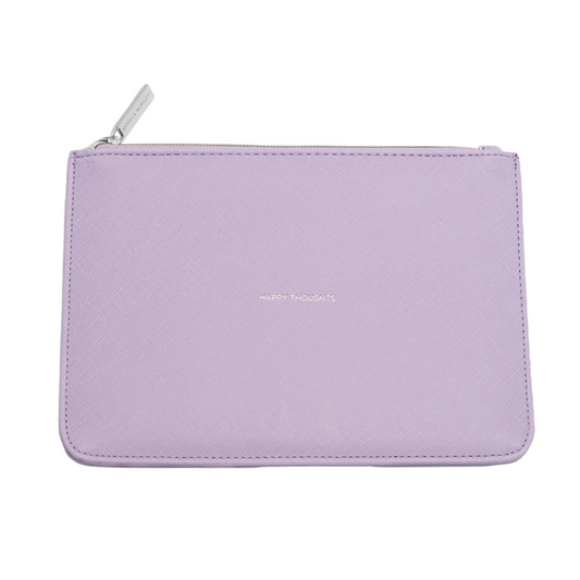 Estella Bartlett Happy Thoughts Lilac Flat Pouch