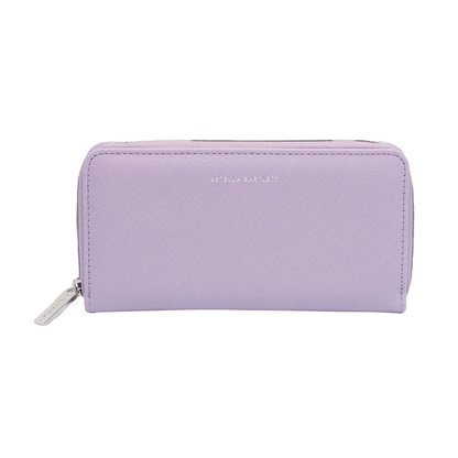 Estella Bartlett Lilac Faux Leather Zip Wallet