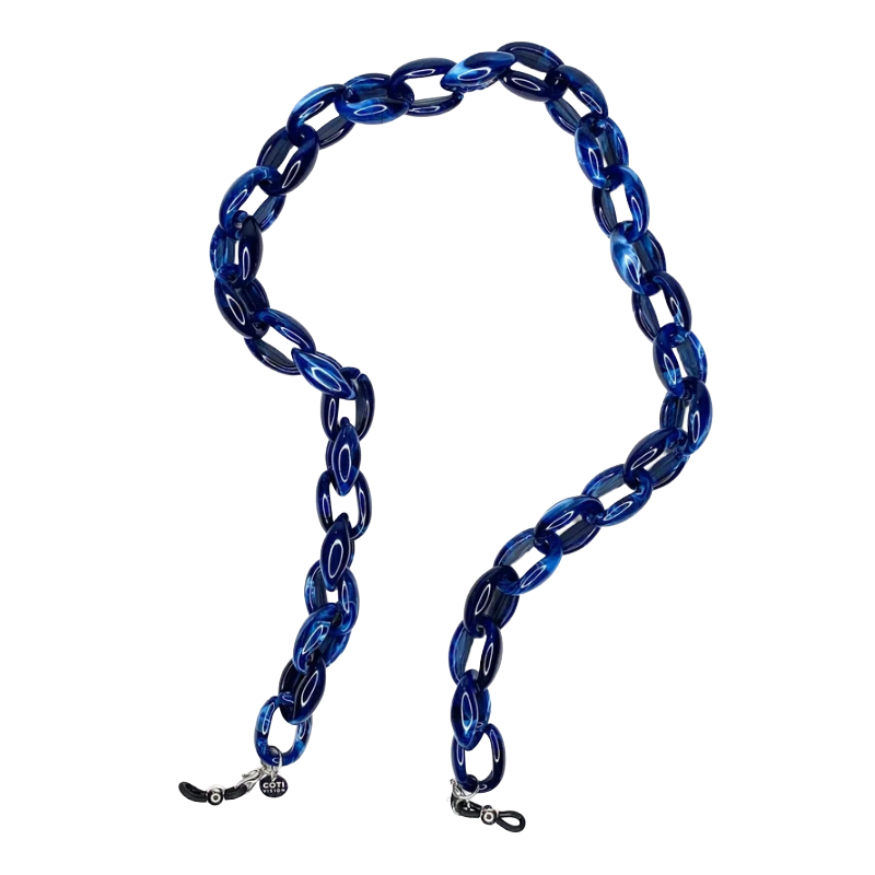 Coti Whitby Blueberry Glasses Chain & Necklace