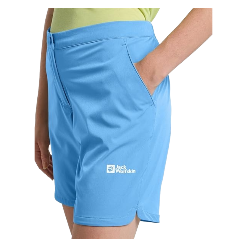 Jack Wolfskin Womens Hiking Alpine Shorts Light Blue 1509141