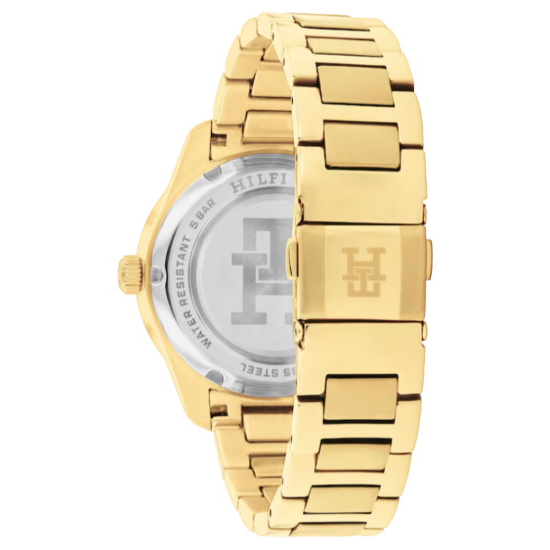 Tommy Hilfiger Women's Crystal Bezel Gold Tone Watch 1782758