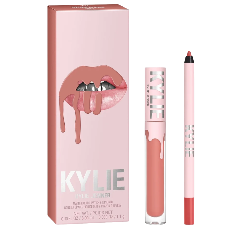 Kylie Cosmetics Matte Liquid Lipstick & Lip Liner Kit 704 Sweater Weather