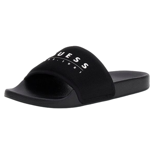 Guess Men's Tokyom logo-script Sandal's Black