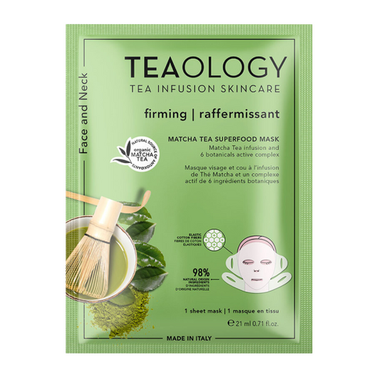 Teaology Firming Matcha Tea Superfood Face Mask - 1 Sheet 21ml