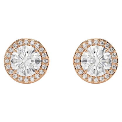 Swarovski 18k Rose Gold Finish Stud Earrings 5636275