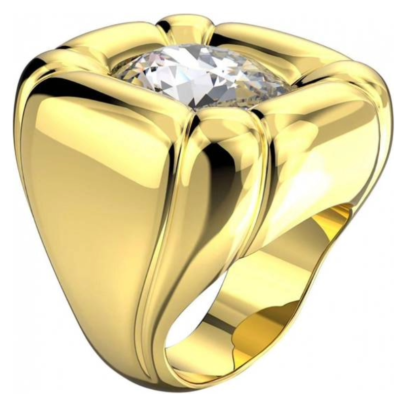 Swarovski Gold Dulcis Cocktail Ring 5624371 Size 52