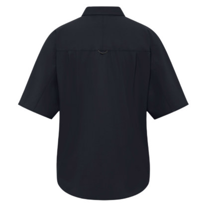 Jack Wolfskin Women's Sierra Quest Short Sleeve Shirt Blouse Navy