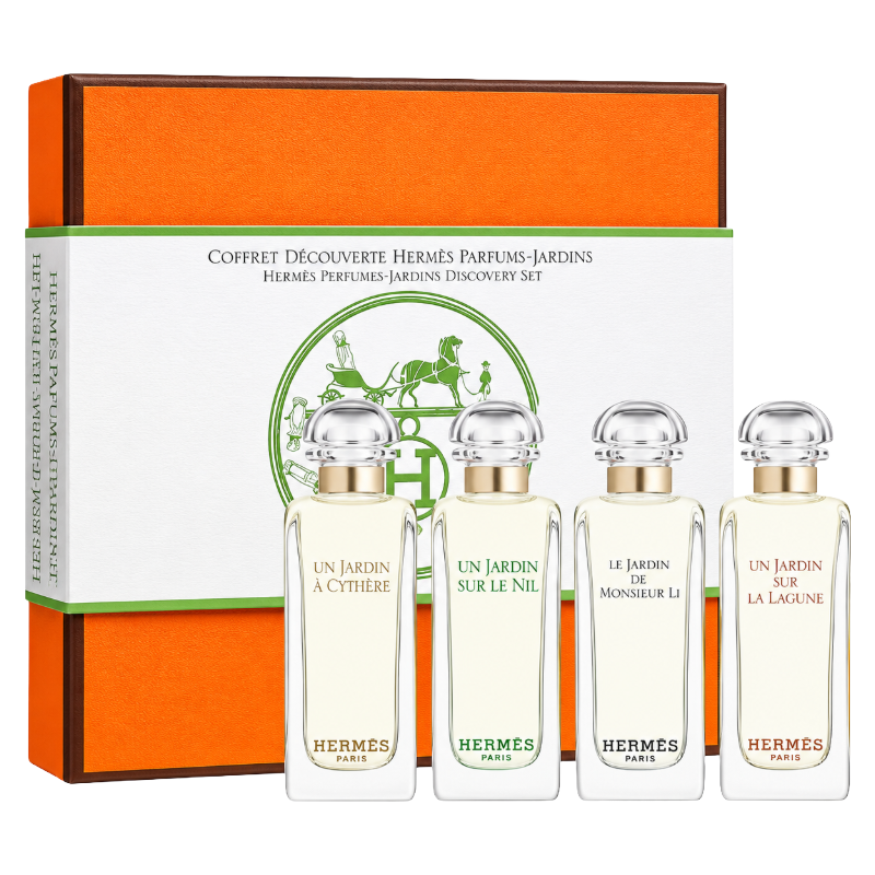 Hermes Parfums Jardin Discovery Set 4 x 15 Eau De Toilette Gift Set