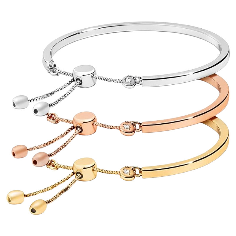 Buckley Bracelet Set Gold, Silver & Rose Gold S1112AIR (Blemished Box)