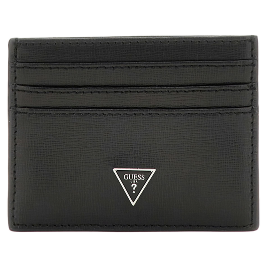 Guess Men's Certosa Saffiano Credit Card Holder