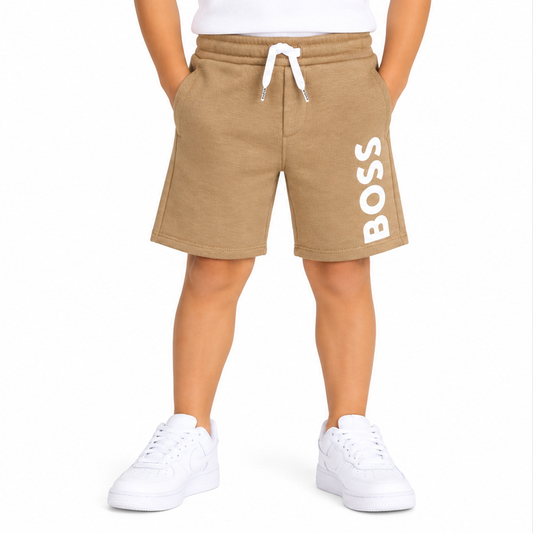 Hugo Boss Boys Shorts Cookie Brown