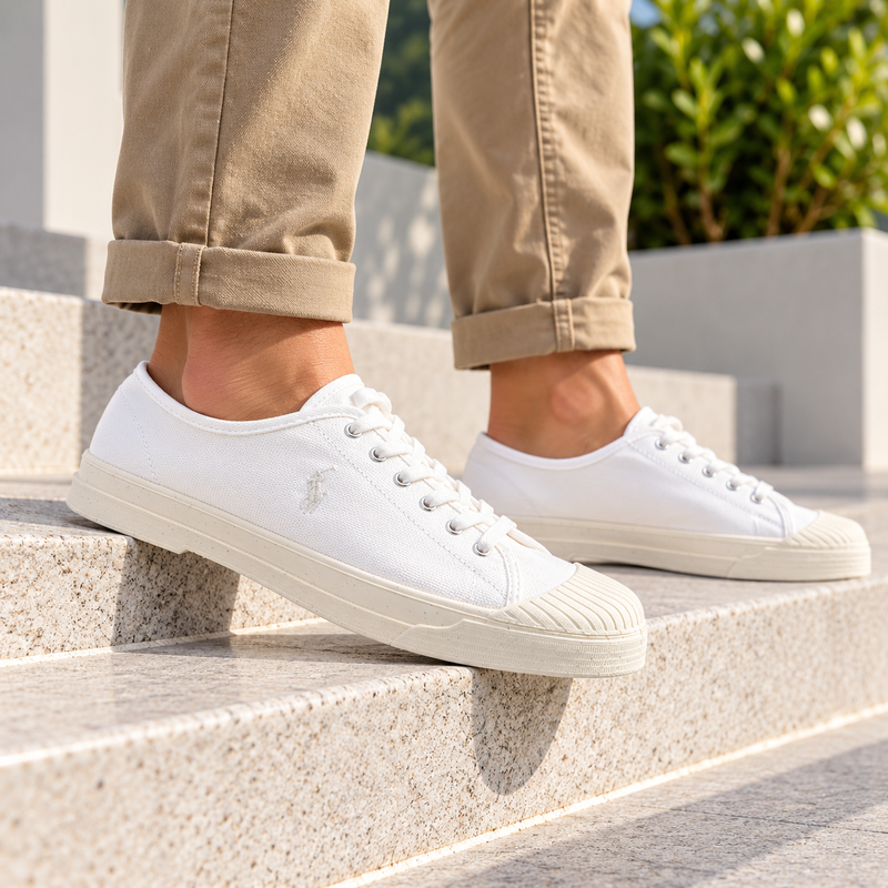 Ralph Lauren Essence Trainers White Womens