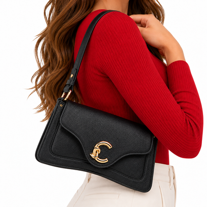 Coccinelle Womens C-Me Leather Bag Black E1SSL120101
