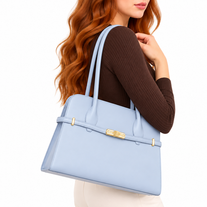 Furla Women's Goccia L Dome Handbag Nuvola Blue