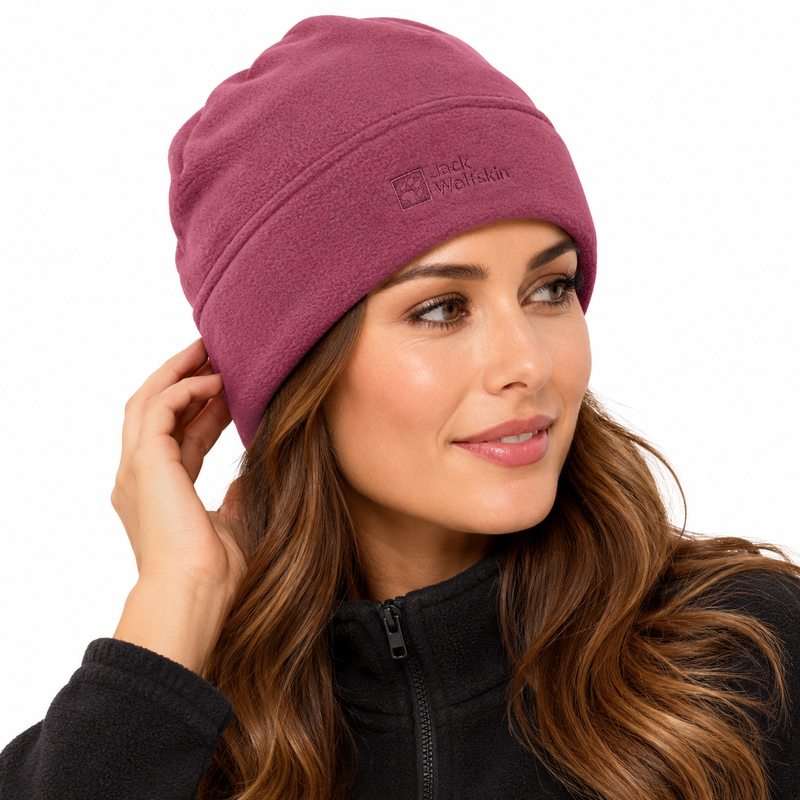 Jack Wolfskin Beanie Hat Real Stuff Raisin 1909852