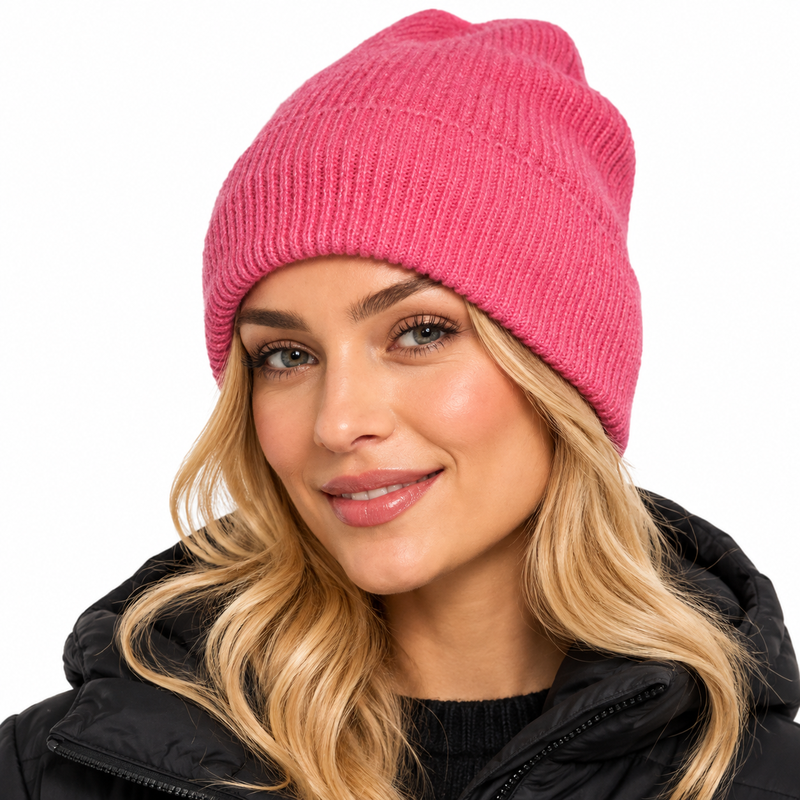 Jack Wolfskin Fuzzy Beanie Hat Bubblegum Pink A65238
