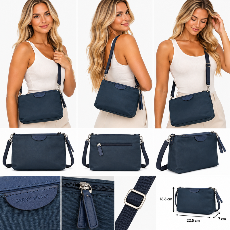 Gerry Weber Women's Crossbody Shoulder Bag Dark Blue