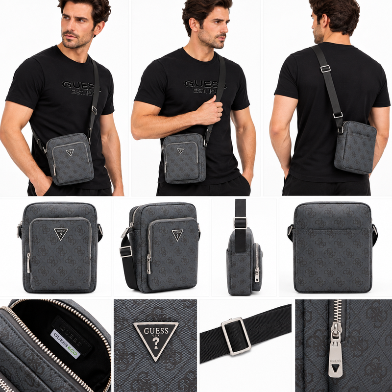 Guess Men's Crossbody Bag HMEVZLP3163 Black