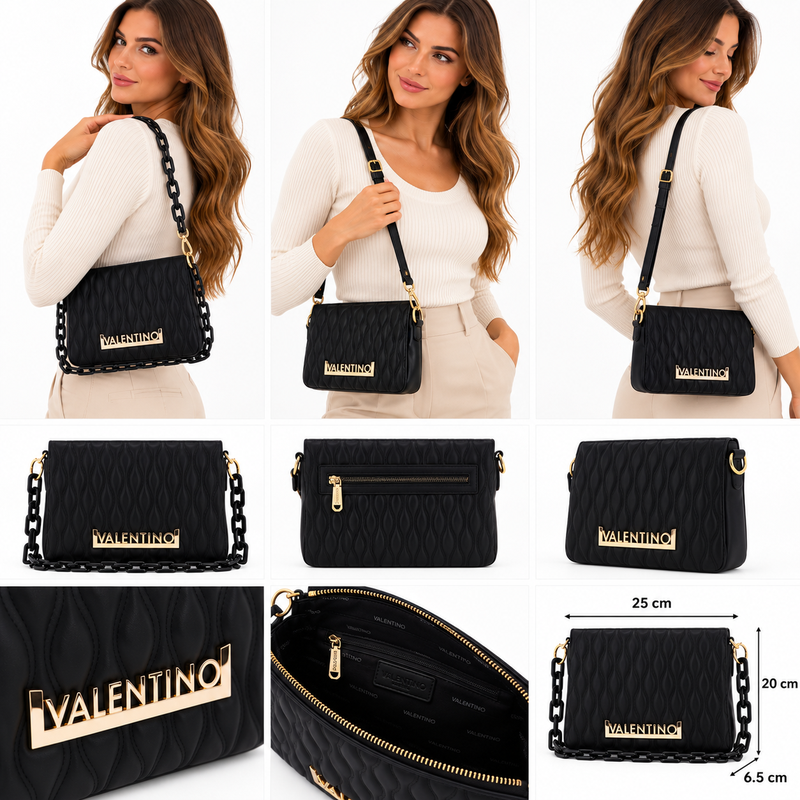 Mario Valentino Women's Crossbody Bag Copacabana Black