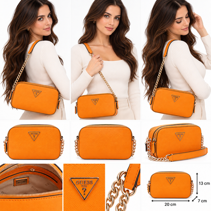 Guess Noelle Women's Crossbody Bag Mango Orange